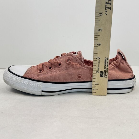 Converse All Star Chuck Taylor Womens 7-8 Mens 6 Low Top Sneakers Salmon Canvas - Picture 11 of 14